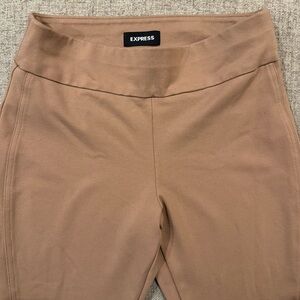 Express - High Waist - Signature Ponte Ankle Pants - Camel Tan - Size M